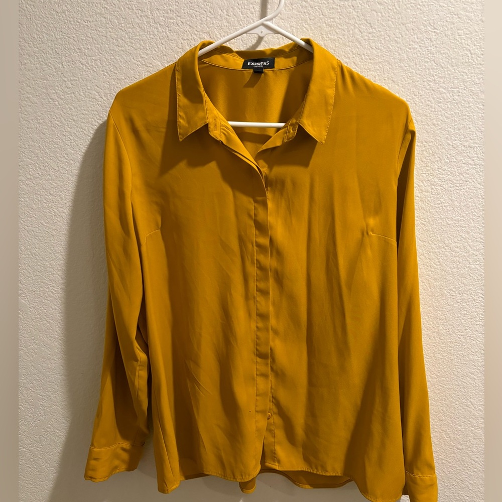 Express | Portfino Satin Blouse | Large
